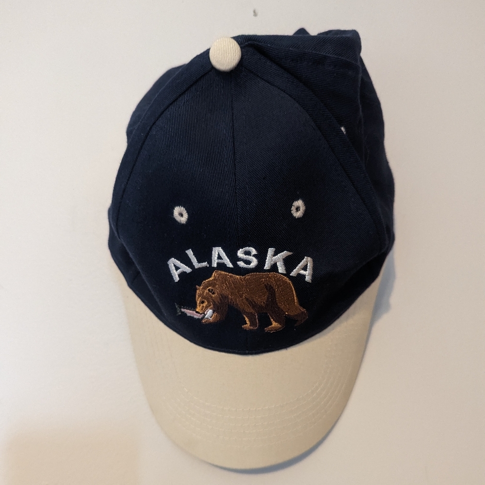 VINTAGE Cotton "Alaska" Snapback Hat